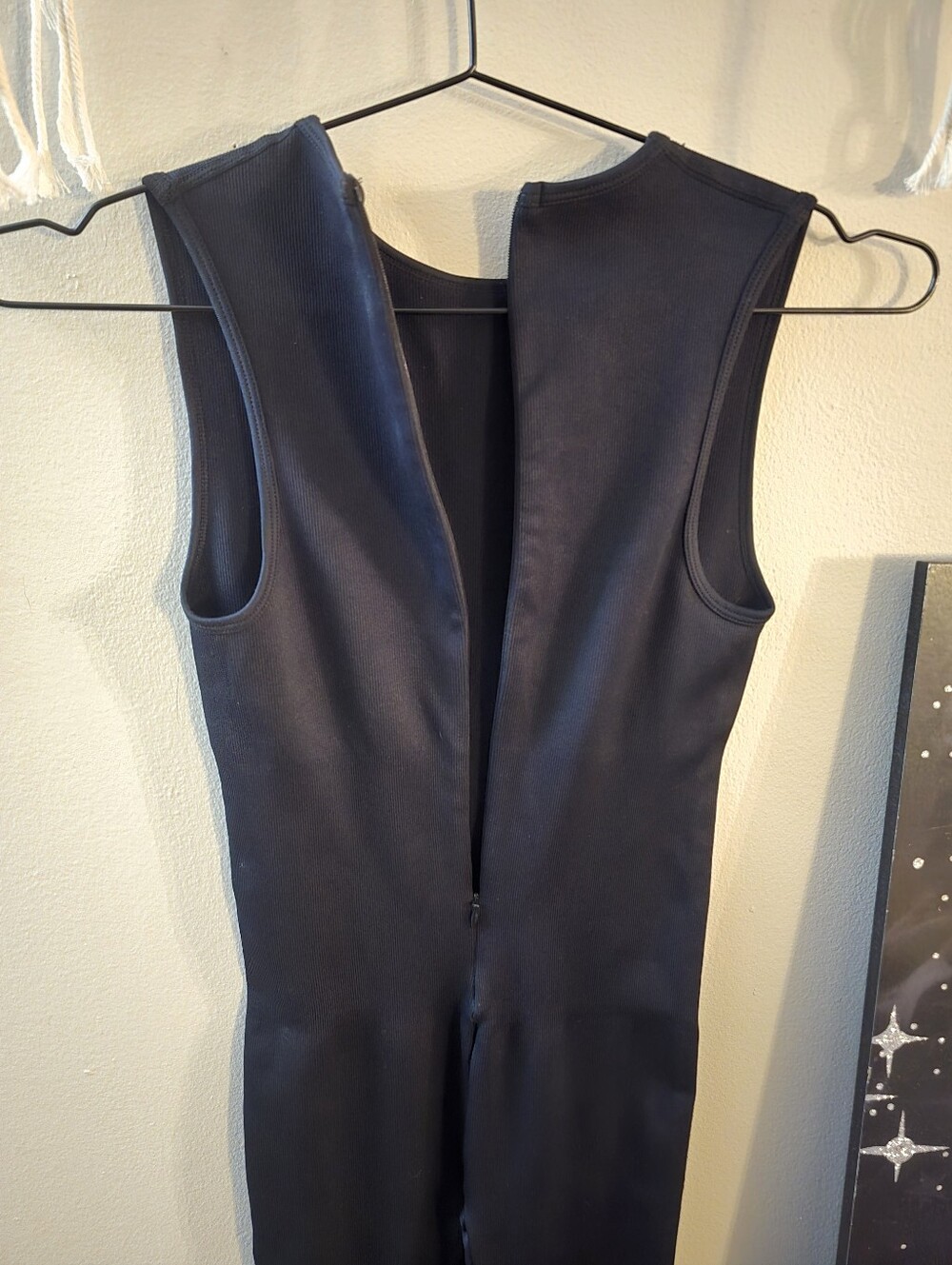 OQQ Black Sleeveless Flare Jumpsuit - Picture 4 of 6